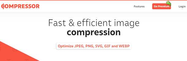 Compressor.io outil pour compresser ses images JPEG, PNG en ligne