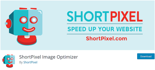 Shortpixel plugin wordpress pour compresser une image