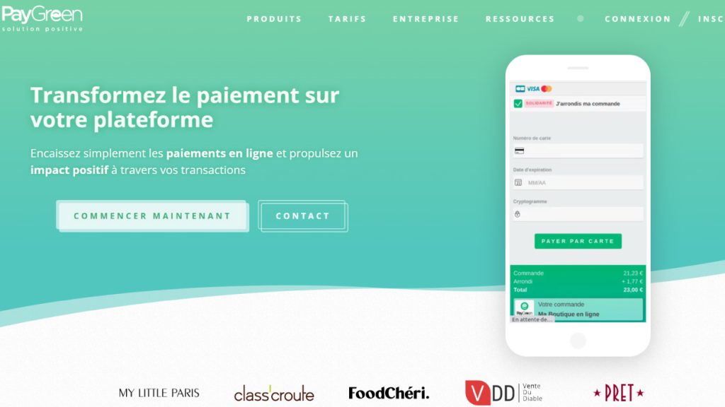 Paygreen solution de paiement neutre en carbone