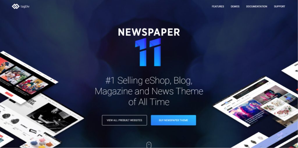 Newspaper theme wordpress blog