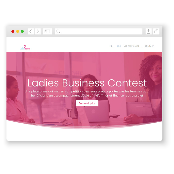 Ladies business contest  réalisation de l'agence crodde