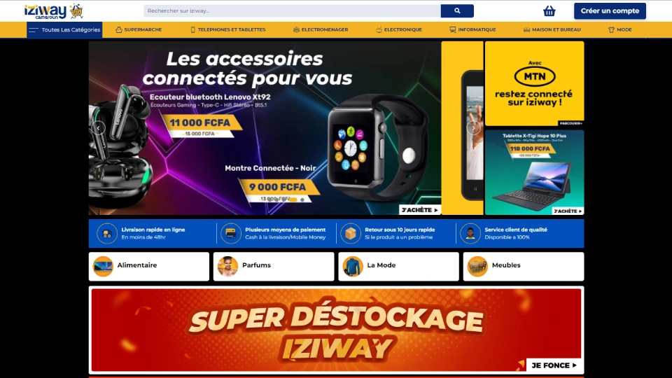 Site E-commerce IZIWAY